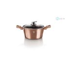 Berlinger Haus Metallic Rosegold Line magas lábas, fedővel 30 cm BH-6194