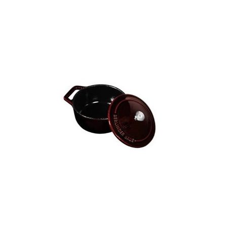 Berlinger Haus Metallic Burgundy Line öntöttvas mini fazék fedővel, 12 cm, burgundy BH-6496