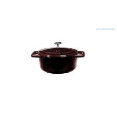   Berlinger Haus Metallic Burgundy Line öntöttvas mini fazék fedővel, 12 cm, burgundy BH-6496