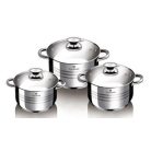 Blaumann Gourmet Line 6 részes rozsdamentes acél edénykészlet BL-3160 