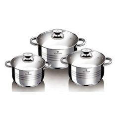   Blaumann Gourmet Line 6 részes rozsdamentes acél edénykészlet BL-3160 