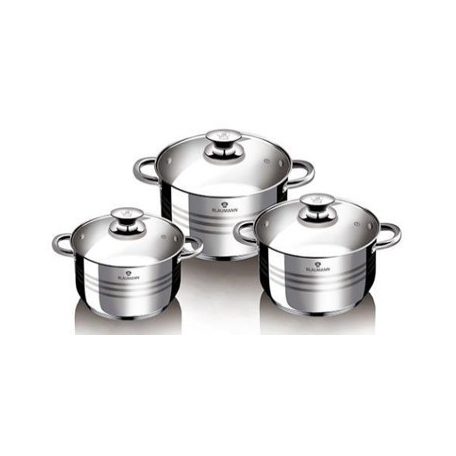 Blaumann Gourmet Line 6 részes rozsdamentes acél edénykészlet BL-3160 