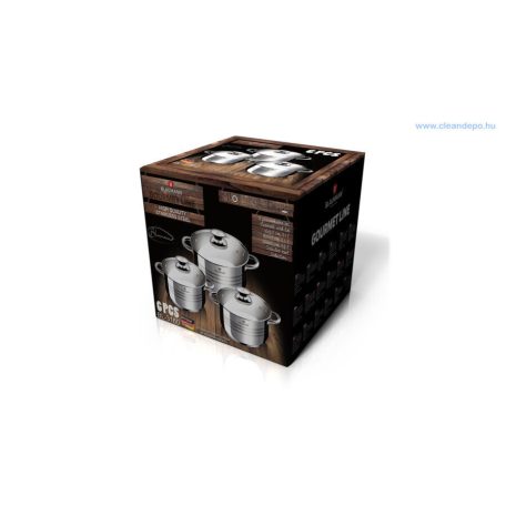 Blaumann Gourmet Line 6 részes rozsdamentes acél edénykészlet BL-3160 