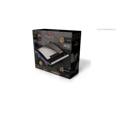 Berlinger Haus Royal Black Collection elektomos grillsütő titán bevonattal, ezüst fekete BH-9139
