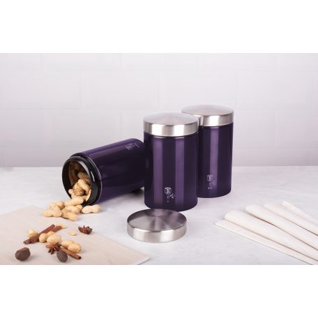 Berlinger Haus Purple Eclipse Collection 3 részes tárolókészlet BH-6827 