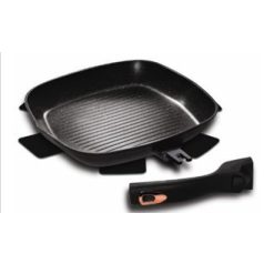   Berlinger Haus Black Rose Collection grill serpenyő márvány bevonattal, levehető nyéllel, 28 cm BH-1953