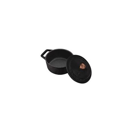Berlinger Haus Black Rose Collection öntöttvas mini fazék fedővel, 10 cm, fekete/rosegold BH-6489
