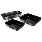 Berlinger Haus Carbon Pro Metallic Collection sütőforma készlet 3 részes, tapadásmentes bevonattal BH-7631
