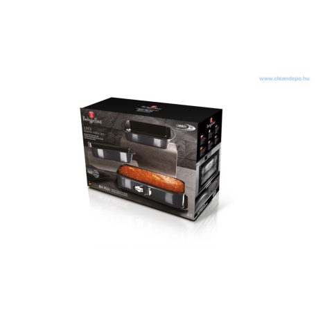 Berlinger Haus Carbon Pro Collection 3 részes sütőforma készlet titán bevonattal BH-7634
