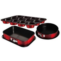   Berlinger Haus Metallic Burgundy Line 3 részes tortaforma készlet BH-7635