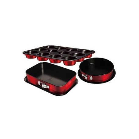 Berlinger Haus Metallic Burgundy Line 3 részes tortaforma készlet BH-7635