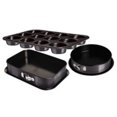   Berlinger Haus Carbon Pro Collection 3 részes tortaforma készlet titán bevonattal BH-7637  