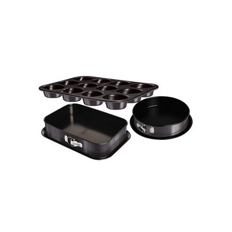 Berlinger Haus Carbon Pro Collection 3 részes tortaforma készlet titán bevonattal BH-7637  