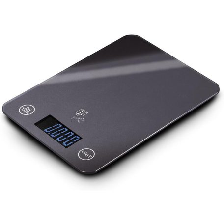 Berlinger Haus Carbon Pro Collection digitális konyhai mérleg LCD kijelzővel BH-9362