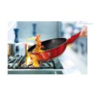 Berlinger Haus Metallic Burgundy Line wok márvány bevonattal, fedővel, 28 cm BH-1265