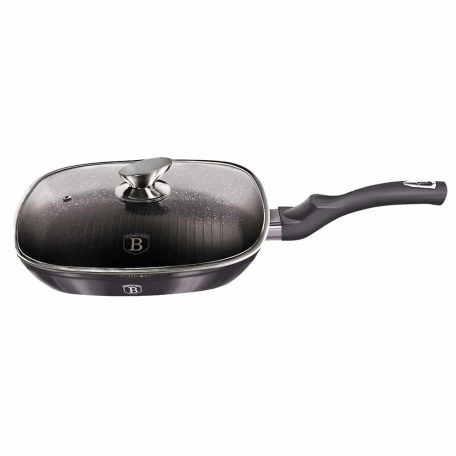 Berlinger Haus Carbon Pro Collection grill serpenyő márvány bevonattal  fedővel BH-6909  