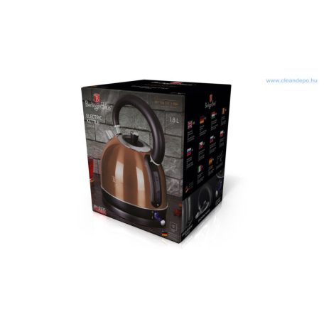 Berlinger Haus Metallic Rosegold Line rozsdamentes acél elektromos vízforraló kanna, 1,8 liter, 2200 W BH-9335