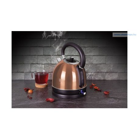 Berlinger Haus Metallic Rosegold Line rozsdamentes acél elektromos vízforraló kanna, 1,8 liter, 2200 W BH-9335