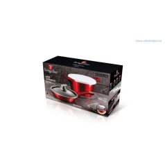   Berlinger Haus Metallic Burgundy Line 4 részes edénykészlet márvány bevonattal, metál külső bevonattal  BH-6779 