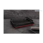 Berlinger Haus Metallic Burgundy Line tepsi titán bevonattal, sütőkosárral BH-7855