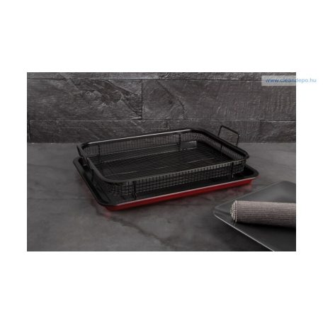 Berlinger Haus Metallic Burgundy Line tepsi titán bevonattal, sütőkosárral BH-7855