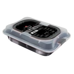 Berlinger Haus Metallic Carbon Line Tepsi fedővel BH-7841 