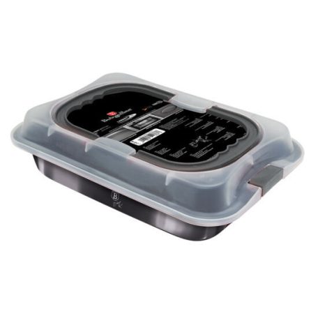 Berlinger Haus Metallic Carbon Line Tepsi fedővel BH-7841 