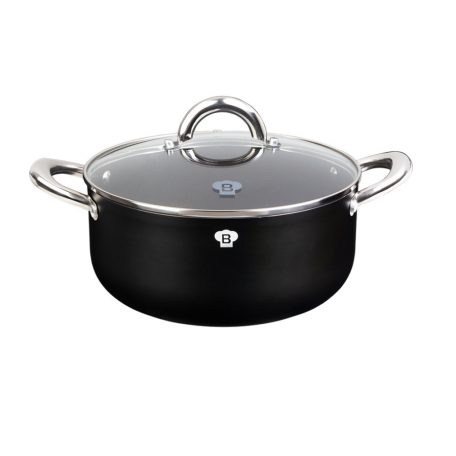 Blaumann Platinum Collection magas lábas tapadásmentes bevonattal, fedővel, 24 cm BL-3395