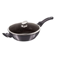   Berlinger Haus Metalic Line Carbon Collection Mély serpenyő fedővel 32 cm BH-7139 