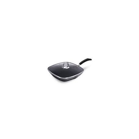 Berlinger Haus Stone Touch Line grill serpenyő titán bevonattal, hőálló szilikon nyéllel, fedővel BH-6108