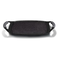   Berlinger Haus Carbon Pro Collection grill sütőlap márvány bevonattal, szilikon fogókkal, 47 cm BH-6922