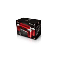   Berlinger Haus Metallic Burgundy Line kenyértartó és 3 db tárolódoboz  BH-6729 