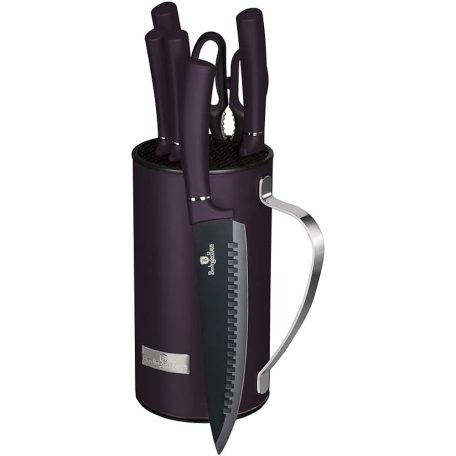 Berlinger Haus Purple Eclipse Collection 7 részes késkészlet tapadásmentes bevonattal, állvánnyal BH-2584