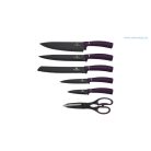 Berlinger Haus Purple Eclipse Collection 7 részes késkészlet tapadásmentes bevonattal, állvánnyal BH-2584