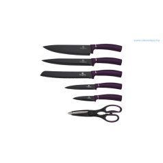   Berlinger Haus Purple Eclipse Collection 7 részes késkészlet tapadásmentes bevonattal, állvánnyal BH-2584