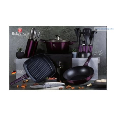 Berlinger Haus Purple Eclipse Collection 7 részes késkészlet tapadásmentes bevonattal, állvánnyal BH-2584