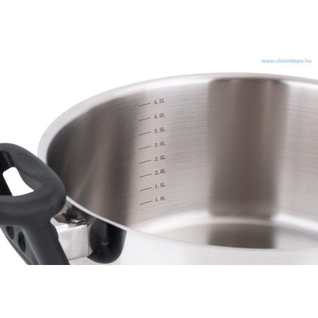 Berlinger Haus Silver Jewellery Collection rozsdamentes lábas fedővel fakanál tartó fedőgombbal 5,2 literes 