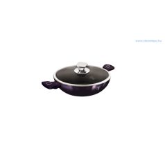   Berlinger Haus Purple Eclipse Collection wok titán bevonattal, fedővel, 30 cm BH-7114