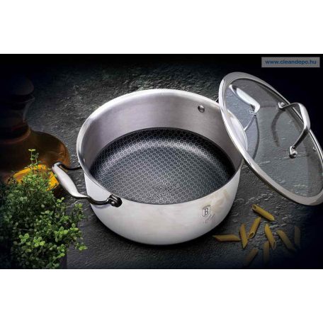 Berlinger Haus Eternal Collection rozsdamentes lábas fedővel 20 cm 2,7 Literes BH-8508