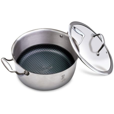Berlinger Haus Eternal Collection rozsdamentes lábas fedővel 24 cm 4,5 Literes BH-8509