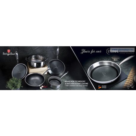 Berlinger Haus Eternal Collection rozsdamentes lábas fedővel 24 cm 4,5 Literes BH-8509