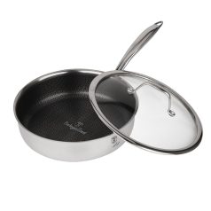   Berlinger Haus Eternal Collection rozsdamentes  mély serpenyő  fedővel 24 cm  BH-8511