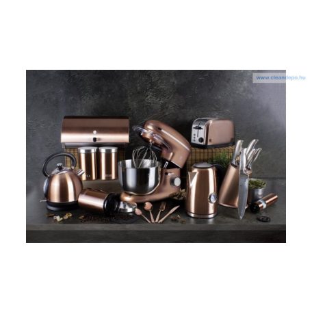 Berlinger Haus Metallic Rosegold Line forgatható gofrisütő titán bevonattal, állvánnyal BH-9451