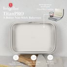 Berlinger Haus Sahara Collection kapcsos szögletes tortaforma titán bevonattal BH-7893 