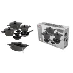   Berlinger Haus Antracit Collection 10 részes indukciós tapadásmentes edénykészlet BH-8140