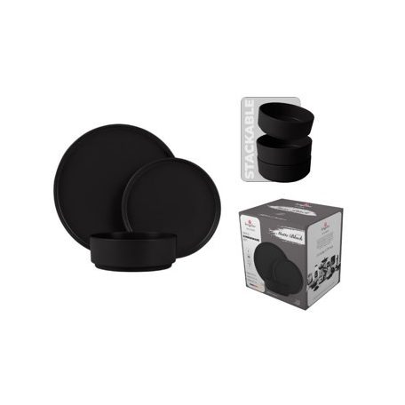 BH-10009 ÉTKÉSZLET 18R MATT BLACK