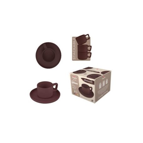 Berlinger Haus Leonardo Collection 4+4 részes kőedény eszpresszó készlet BH-10017