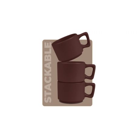 Berlinger Haus Leonardo Collection 4+4 részes kőedény eszpresszó készlet BH-10017