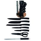 Berlinger Haus Black Rose Collection 8 db-os késkészlet akril állvánnyal  BH-2421N