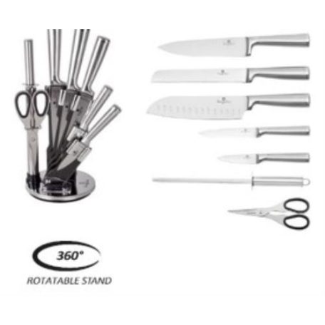 Berlinger Haus  8 db-os Eternal Collection késkészlet állvánnyal BH-2808